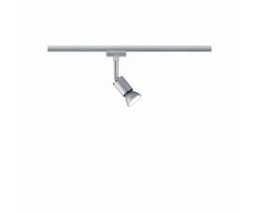 Paulmann Schienensystem-Leuchten URail Spot Pure II Chrom matt ohne Leuchtmittel max. 10W GU10, (1tlg.) silberfarben Schienensysteme und Seilsysteme Deckenleuchten Lampen Leuchten Stromschienensysteme