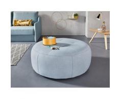 INOSIGN Hocker Lounis, (Hockerprogramm V), Rundhocker in 2 Größen, Soft clean für leichte Reinigung mit Wasser blau Kinder Kinderstühle Kindermöbel Kinder- Jugendzimmer