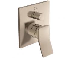 Ideal Standard Badarmatur Check, Unterputz Bausatz 2, Silver Storm silberfarben Badarmaturen Bad Sanitär