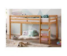 Lüttenhütt Hochbett Alpi beige Kinder Kindermöbel Nachhaltige Möbel Hochbetten