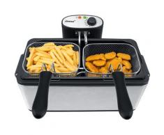 Steba Kaltzonenfritteuse FGN 2.0, 3000 Watt silberfarben Kaltzonenfritteusen Fritteusen Haushaltsgeräte Fritteuse