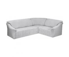 Dohle&Menk Sofahusse Creta, hochwertige Stretchware silberfarben Sofahussen Hussen Überwürfe