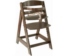 roba Hochstuhl Treppenhochstuhl Sit up III, braun, aus Holz braun Baby Mitwachsende Hochstühle Babymöbel Stühle