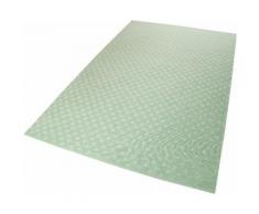 Teppich VEL Kelim Esprit rechteckig Höhe 4 mm handgewebt, grün, hellgrün