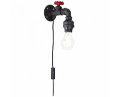 Brilliant Leuchten Torchlamp Wandleuchte Schalter schwarz Wandleuchten Lampen