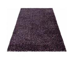 Ayyildiz Hochflor-Teppich Enjoy Shaggy, rechteckig, 50 mm Höhe, Wohnzimmer lila Schlafzimmerteppiche Teppiche nach Räumen
