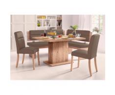 Premium collection by Home affaire Eckbankgruppe Cara, (Set, 4 tlg.) braun Sitzbänke Nachhaltige Möbel