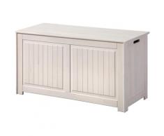 welltime Wäschekorb Venezia, Breite 102 cm, aus Massivholz weiß Badmöbel