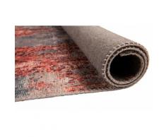 Gino Falcone Teppich Cecilia 067, rechteckig, 3 mm Höhe, Flachgewebe, bedruckt, Vintage Design, Wohnzimmer rot Wohnzimmerteppiche Teppiche nach Räumen