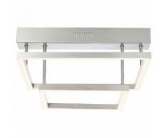 Brilliant Leuchten Tunar LED Deckenleuchte 2flg quadratisch nickel grau LED-Lampen LED-Leuchten SOFORT LIEFERBARE Lampen Deckenleuchten