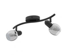 EGLO Deckenspot POLLICA, E14, Deckenlampe schwarz Deckenleuchten Lampen Leuchten sofort lieferbar