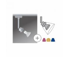 Paulmann Schienensystem-Leuchten URail LED-Spot, 1x3,5W DecoSystems 230V Chrom matt, (1tlg.) grau Schienensysteme und Seilsysteme Deckenleuchten Lampen Leuchten Stromschienensysteme