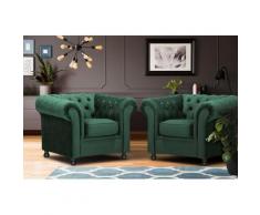 Home affaire Sessel Chesterfield Home, mit edler Knopfheftung und typischen Armlehnen grün Wohnzimmer Affaire