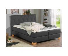 Home affaire Boxspringbett Merino grau Einzelbetten Betten Komplettbetten