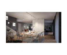 Paulmann Schienensystem-Verbinder URail X-Verbinder 230V Chrom matt silberfarben Zubehör für Lampen Leuchten