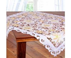 Mitteldecke, ILEX, Delindo Lifestyle (1-tlg.) weiß Mitteldecken Tischwäsche Tischdecken