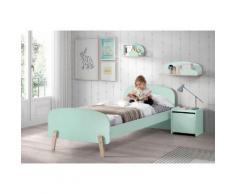 Vipack Kinderbett Kiddy grün Kinder Kinderbetten Kindermöbel
