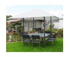 Leco Pavillon, BxT: 300x300 cm grau Pavillon Pavillons Garten Balkon