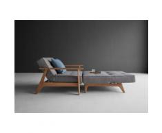 INNOVATION LIVING ™ Sessel Splitback, mit Frej Arm, in Eiche, skandinavischen Design grau
