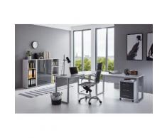 BMG Büro-Set Tabor Office 2, (Set, 6 St.) grau Arbeitszimmer Büro Made in Germany - Möbel