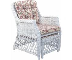 Home affaire Rattanstuhl weiß Rattan-Sessel Sessel Stühle