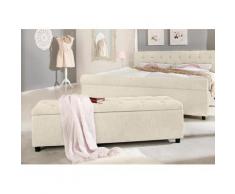 Home affaire Polsterbank Goronna in 5 verschiedenen Farben und 2 Größen Sitzhöhe 415 cm, beige, creme