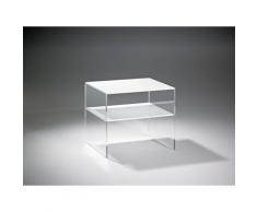 Places of Style Couchtisch Remus, aus Acrylglas grau Glas-Couchtische Glastisch Tische