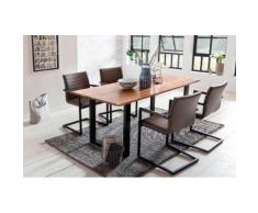 SalesFever Essgruppe (Set, 5-tlg) braun Essgruppen Tische Sitzmöbel-Sets
