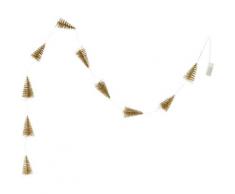LED-Lichterkette Tannen, 20 St.-flammig, mit LEDs, 200 cm lang goldfarben Lichterketten und Lichtschlauch Dekoleuchten Lampen Leuchten