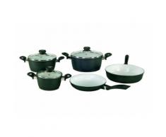 Krüger Topf-Set Oslo, Keramik, (Set, 8 tlg.) grau Topfsets Töpfe Haushaltswaren