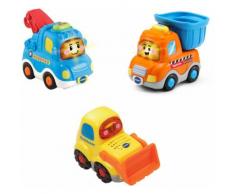 Vtech Spielzeug-Auto Tut Baby Flitzer - Baustellenfahrzeuge bunt Kinder Ab 12 Monaten Altersempfehlung Spielzeugfahrzeuge