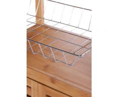 Küchenwagen Bambus, B/H/T: 56/89/36 cm braun Küchenaccessoires Wohnaccessoires