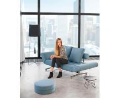 INNOVATION LIVING ™ Schlafsofa Ghia, in scandinavischem Design, mit zwei losen Rückenkissen blau Schlafsofas Sofas Couches