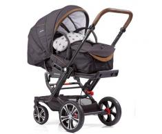 Gesslein Kombi-Kinderwagen F6 Air+ mit Tragetasche C1 Lift, Anthrazit/Stern grau meliert, ; Made in Germany Kinder Kombikinderwagen Kinderwagen Buggies