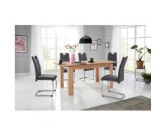 HELA Essgruppe (Set, 5-tlg) grau Essgruppen Tische Sitzmöbel-Sets