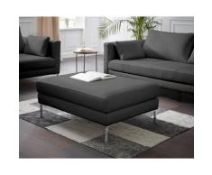 Alte Gerberei Hocker Marinus grau Polsterhocker Sessel und Sofas Couches