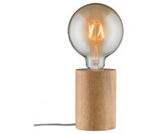 Paulmann LED Tischleuchte Neordic Talin Holz, E27, 1 St. braun Tischleuchten Lampen Leuchten sofort lieferbar