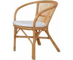 Home affaire Rattanstuhl, beige, honigfarben