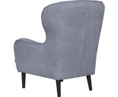 furninova Ohrensessel Ellen, gemütlicher mit attraktiver Knopfapplikation im Landhausstil blau Sessel und Hocker Sofas Couches