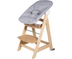 roba Hochstuhl Treppenhochstuhl 2-in-1 Set Style, Born Up, mit Neugeborenen-Aufsatz beige Baby Mitwachsende Hochstühle Babymöbel Stühle