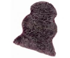 Fellteppich, »Sanna«, Home affaire, fellförmig, Höhe 50 mm, maschinell gewebt, lila, Neutral, lila