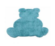 Kinderteppich Teddy Lüttenhütt Motivform Höhe 25 mm maschinell geknüpft, blau, blue
