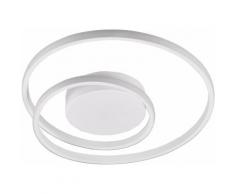 TRIO Leuchten LED Deckenleuchte Zibal, LED-Board, 1 St., Warmweiß, mit Switch Dimmer weiß Designerleuchten Lampen