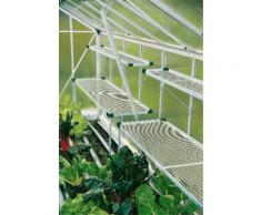 Beckmann Pflanztisch, für Gewächhaus Allgäu, BxT: 200x50 cm silberfarben Pflanztische Gewächshäuser Garten Balkon Pflanztisch