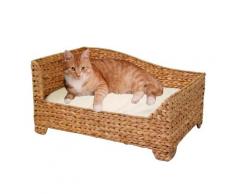 SILVIO design Tiersofa Ottomane beige Hundebetten -decken Hund Tierbedarf