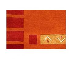 Orientteppich, Nepal Jaipur, carpetfine, rechteckig, Höhe 20 mm, manuell geknüpft rot Schurwollteppiche Naturteppiche Teppiche