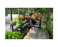 Vitavia Pflanztisch, BxTxH: 121x54x76 cm schwarz Pflanztische Gewächshäuser Garten Balkon Pflanztisch