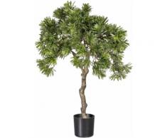 Kunstpflanze Podocarpus, grün, grün
