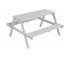 Roba Kindersitzgruppe Picknick for 4 grau (1-tlg), grau, grau