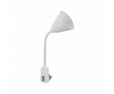 Paulmann LED Klemmleuchte Steckerleuchte Junus E14 weiß Flexarm, E14, 1 St. Möbelleuchten SOFORT LIEFERBARE Lampen Leuchten